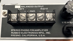 Russco Fidelity-Pro FPSB Stereo Phono Preamplifier Turntable Preamp Tested Power