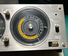 National Pnasonic Analog Audio Timer TE61 Clock Vintage 50HZ Working Tested Used
