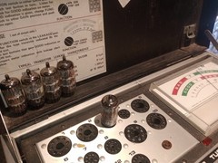 (5) Amperex 6DJ8 Tubes Dimple Disc Getter ALL TEST STRONG