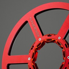 Studevox 10.5″ Edge Polished Red Aluminium Tape Reel For Reel Tape Recorders