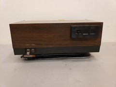 Vintage Zenith R472 Alarm Clock Radio Wood Grain Circle of Sound Tested *READ
