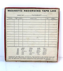 PIC 3600ft Open Reel Magnetic Tape Vintage Recording Audio Reel Black Box
