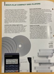 Vintage 1986 Pioneer Products Preview Sales Advertising BROCHURE w/Specs. Japan