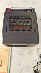 Vintage Soviet Mini TV Elektronika 409D B&W Portable Television NOS Full Set Box