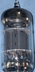 12AD7 NEC Japan Smooth Plates Halo Getter Tube Premium Low Noise 12AX7 Variant