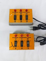 Vintage Lafayette Power Control Box Pair 99-80079 3-Switch 120V 2A Korea Made