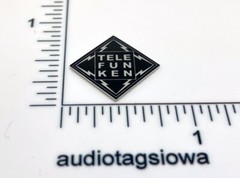 Equipment Badge Custom Made Aluminum Small Size 3/4″
