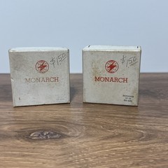 Vintage Set (2) – 3″ Monarch RADIO SPEAKER – Made In Japan – New NOS