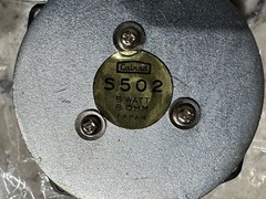 CALRAD S502 5 Watt 8 ohm 4″ Speaker/Tweeter Vintage Radio NOS Made in Japan IOB