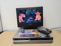 LG LRY-517 DVD Recorder VCR Combo 4HD Hi-Fi VHS CD DVD+R Tested Read Description