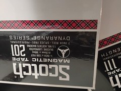 Scotch Magnetic Tape 4 Of The 200/1 Of The 201/1 Of The 111 (6 Total) Sealed