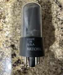USED NATIONAL UNION 50L6 GT GRAY GLASS -TESTED good on sylvania type 220