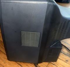 Vintage Sharp 13″ Retro Gaming Color TV 13N-M100B Front AV Tested Working 120 V