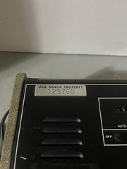 Vintage Audiotronics 136AR Auto-Lert Cassette Recorder USN Property