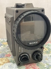 Sony B&W TV-511 Oscilloscope Black Rotating Screen 5.5″ Television Transistor