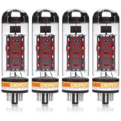 Quad of JJ EL34II Power Vacuum Tube
