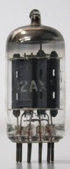 TUNGSOL 12AX7/ECC83 Long Black Plate Made in USA Amplitrex Tested Qty 1Pc