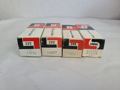 LOT 4 ITT 10Z10, 10GF7, 10KU8, 34CE3/34DE3 ELECTRONIC TUBES