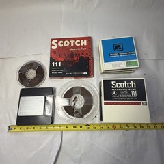 Lot of (13) 3M Scotch, Reeves Soundcraft Recording Reel To Reel Tape