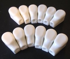 Tube anode plate grid cap(12)pcs ceramic medium 3/8″ 9mm 807,6146B