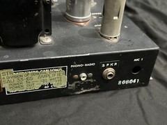 Stromberg Carlson Signet 33 Vintage Amp Tube Amplifier Untested SAU 33-SS 80841