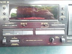 Pioneer CT-W403R Double Cassette Tape Deck Player Recorder Auto Reverse Works
