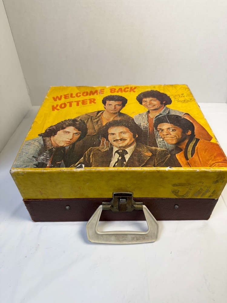 Vintage 1976 Teletone Welcome Back Kotter Sweathogs 33/45 Record Player AS-IS