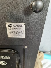 1960’s Rheem Roberts 771X reel-to-reel tape recorder In Case. ~SEE DESCRIPTION~