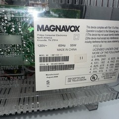 13″ Magnavox See Through Clear Shell Prison TV CRT Gaming Retro No Remote