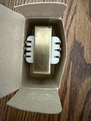 NOS Vintage Calrad 25 volt Line, 5 watt Audio Transformer, 4 & 8-ohm Ouput