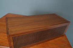 Telefunken HI-FI Loudspeaker 2302 for stereo radio Western Germany Vintage wood
