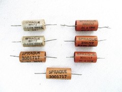 7x .01uF 600V SPRAGUE 3001717 PIO CAPACITOR – Hermetically Glass Sealed