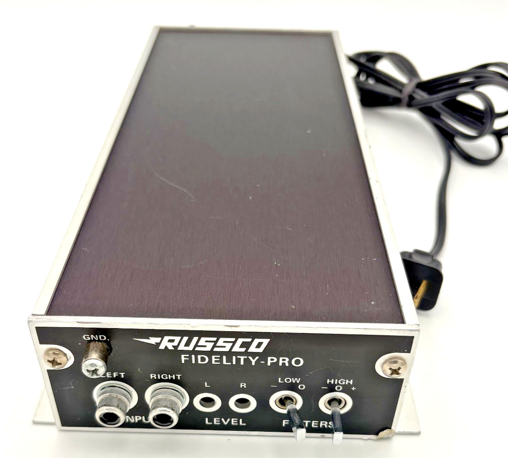 Russco Fidelity-Pro FPSB Stereo Phono Preamplifier Turntable Preamp Tested Power