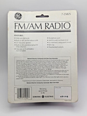 GE 7-2582S Portable FM/AM Radio Vintage New Old Stock NOS Sealed in Package