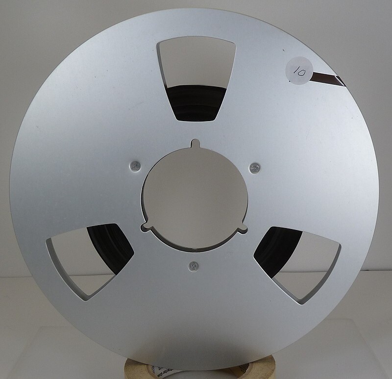 10.5″ Aluminum Metal Reel To Reel 1/4″ Magnetic Recording Tape – Used