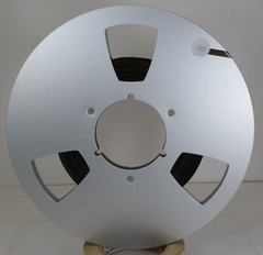 10.5″ Aluminum Metal Reel To Reel 1/4″ Magnetic Recording Tape – Used
