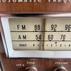 Mid Century Tube FM AM Radio Panasonic 782B Tweed 1963 Please Read