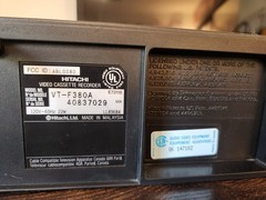 HITACHI VT-F380A VCR VHS PLAYER TESTED & WORKS **No Remote** See Pics & Video