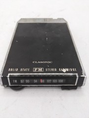 MUNTZ 12 TRACK PLAYS BOTH 4/8 TRACK TAPES WITH FM RADIO CARTRIDGE.