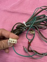 BSR 260 AX C123R Other Turntables OEM POWER CONNECTOR AUDIO GROUND POWER CABLES