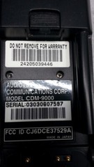 Audiovox Cell Phone Tri-Mode CDM-9000 with Desk Cradle and 2 Chargers Tested