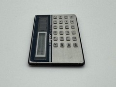 Vtg Mini Solar Calculator Complex SC-50 – Working – Early 70s Credit Card Size!