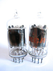2 matched RCA Clear-Top 12AU7A ECC82 Tubes – Hickok TV7 Tests @ 97/91, 92/94