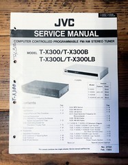JVC T-X300 -X300B -X300L -X300LB Tuner Service Manual *Original*