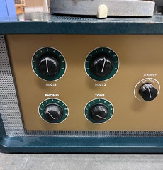1958 RAULAND-BORG 1925-A AMPLIFIER Record Player System 3-Channel Tube-Based