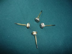 4pcs. 0.15W 0.05A Si p‑n-p KT104G / КТ104Г USSR Vintage Transistor NEW. Gold pin