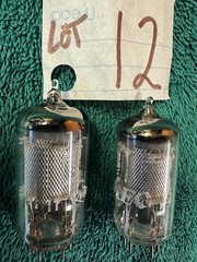 2 NEC 6267 EF86 Akai Roberts Fisher Quad amplifier receiver preamplifier tubes