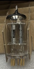 RARE GOLD PIN NOS TELEFUNKEN 6201 TUBE SIM TO ECC801s WEST GERMANY Audio valve