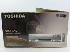 NEW Toshiba W-525 Super VHS 4 Head HiFi Stereo VCR VHS Player Open Box