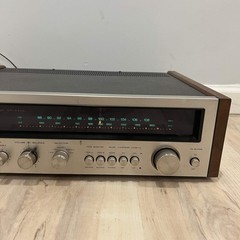 Kenwood KR-4400 Stereo Receiver Vintage Silver-Face Black AS-IS